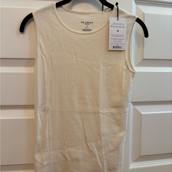 MM LaFleur Ivory Sleeveless Top - Picture 1 of 3